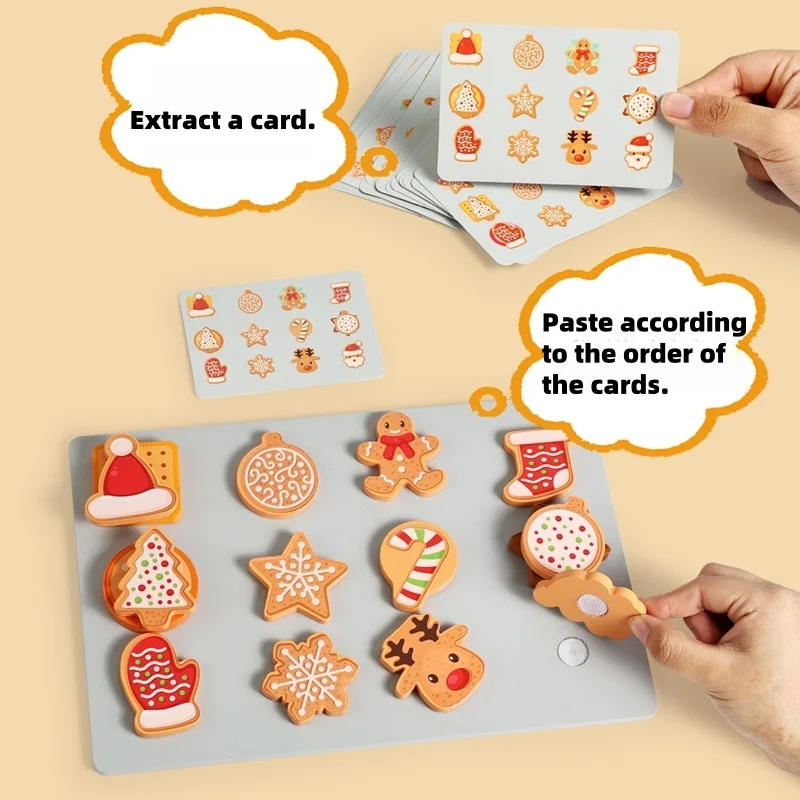 木製キッチンごっこ遊びセット モンテッソーリ シミュレーション 食べ物 粘着ゲーム アクセサリー キッチン プレイセット おもちゃ 幼児用 ギフト 対象年齢 3+