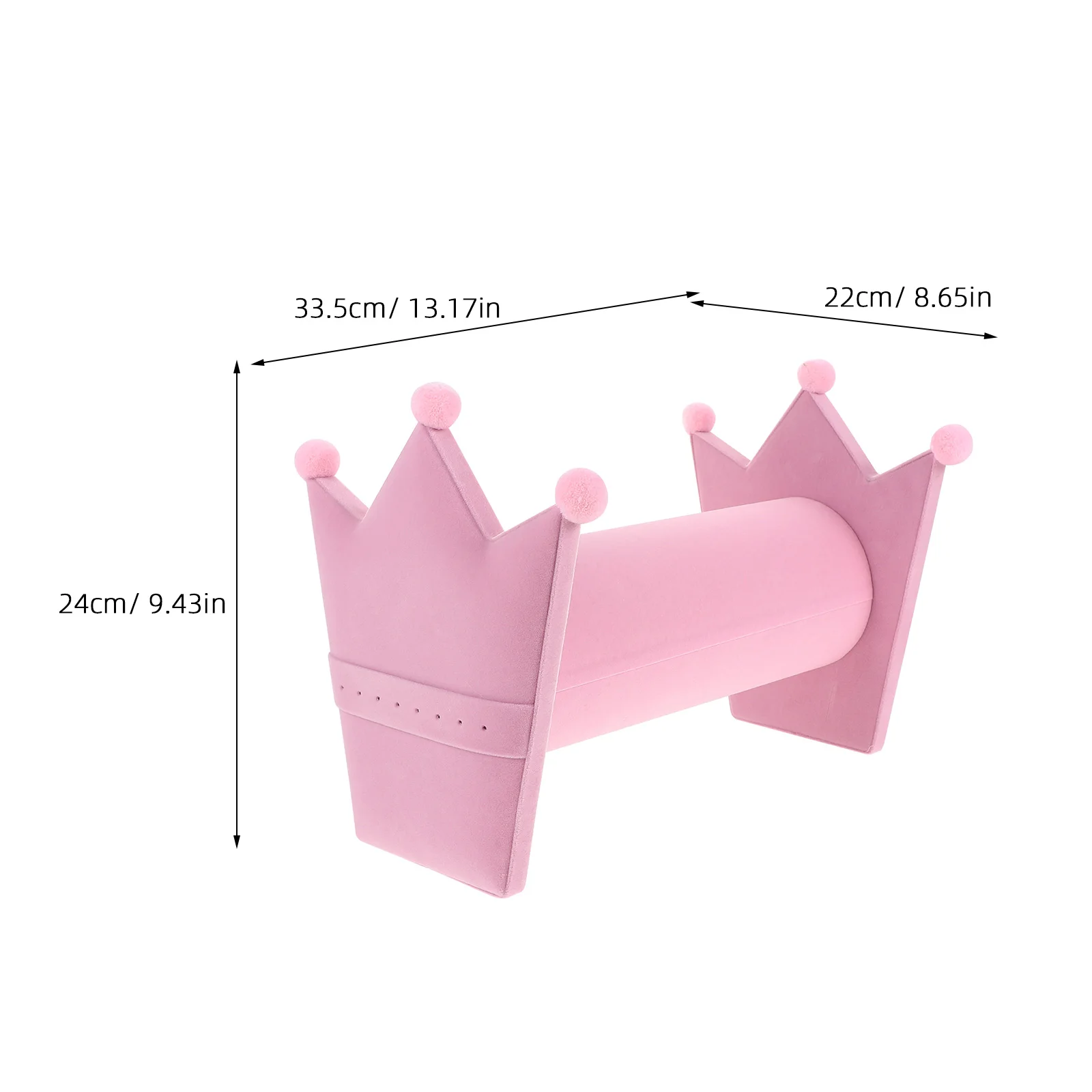 

Hair Hoops Crown Shape Jewelry Storage St Hairb Rack Jewelry Storage Display ganizer Pvc Material Fine Texture