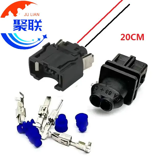 Auto 2pin 037973202 1928402448 sensor plug connector 037 973 202 1 928 402 448 with pins seals or wires