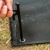 Camping Fireproof Mat Outdoor Silicone Flame Retardant Protective Grill Mat For Picnic BBQ Stove Grassland Protection Blanket 4