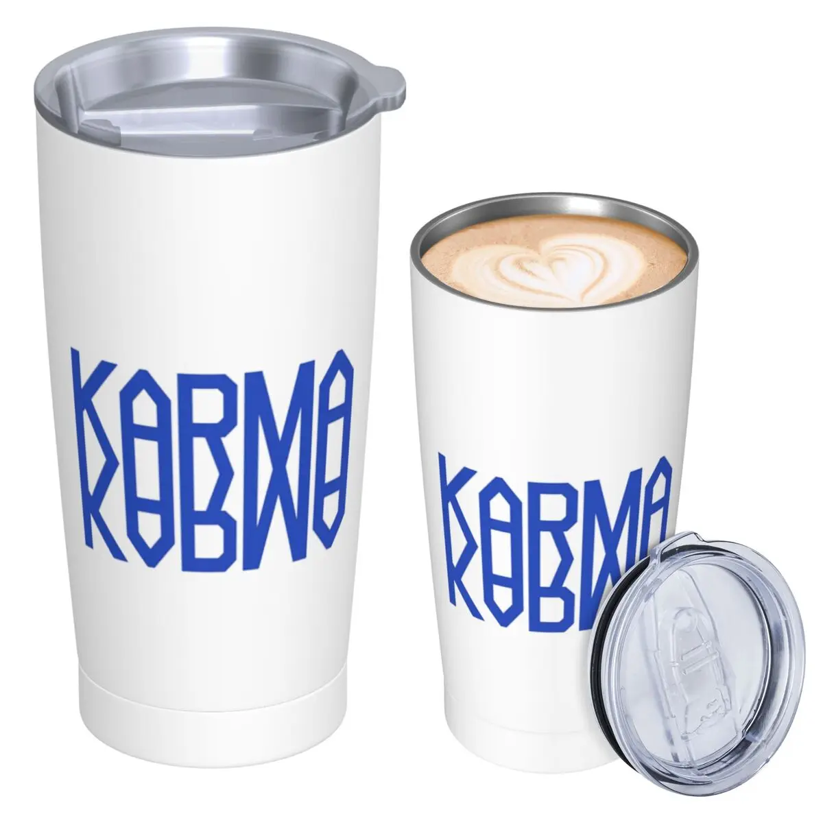 Kpop Album 2025 KARMA Stainless Steel Tumbler Vacuum Insulated Mugs Thermal Cold Cup Straw With Lid 20oz