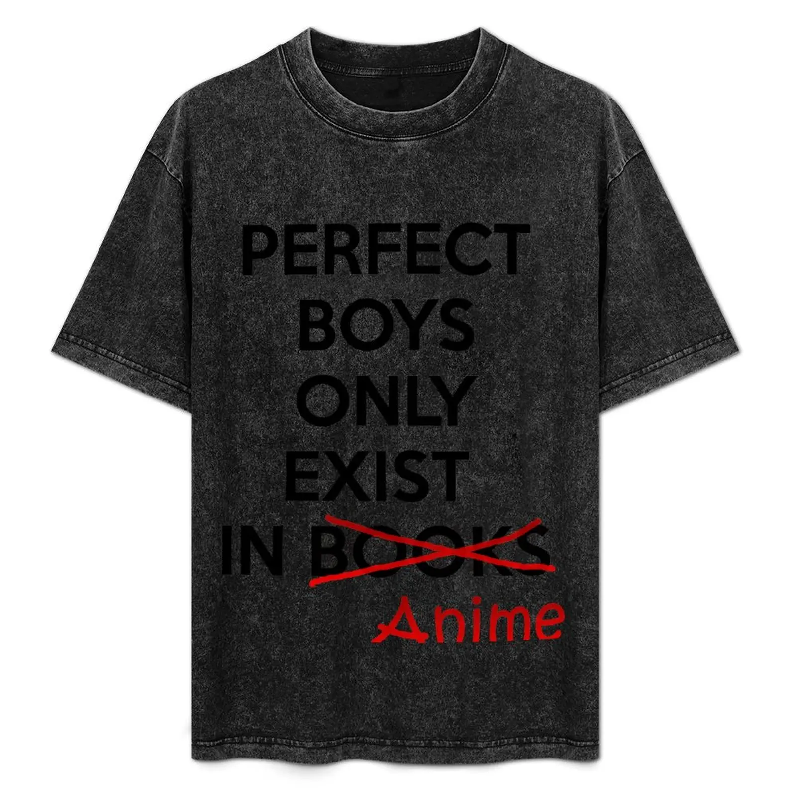 

Perfect boys only exist in ANIME. T-Shirt t shirt custom print essential t shirt T-Shirt