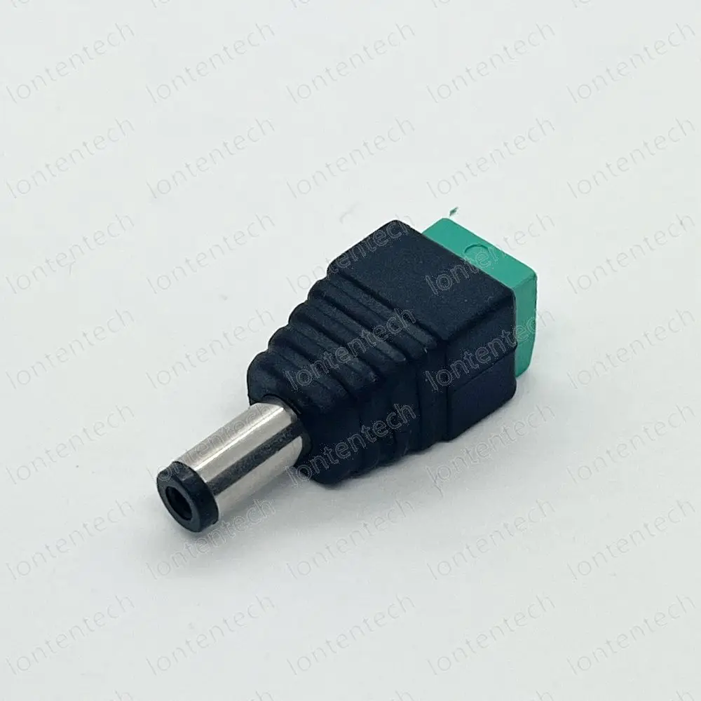 Vrouwelijke 12V Dc Power Connector Plug Jack Vrouwelijke Socket Vat 2.1Mm X 5.5Mm Adapter Voor Cctv Camera Led Strip Voeding Lt00016