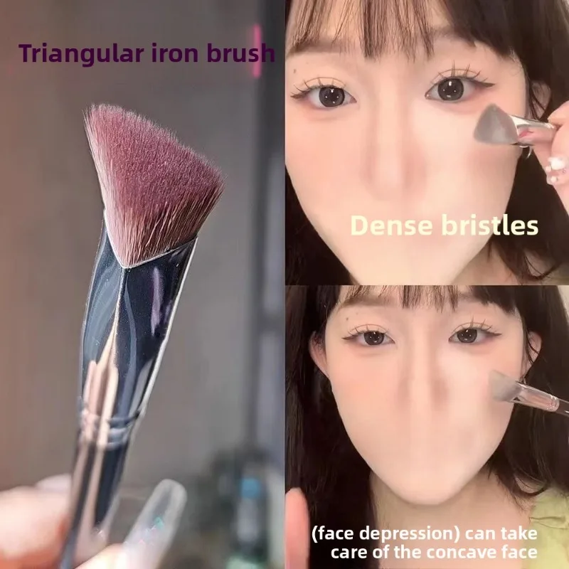 1/2/3 個トライアングルハイライトブラシメイクブラシコンシーラーブラシフェイシャルファンデーションブラシブライトニングブラシソフト毛新スタイル
