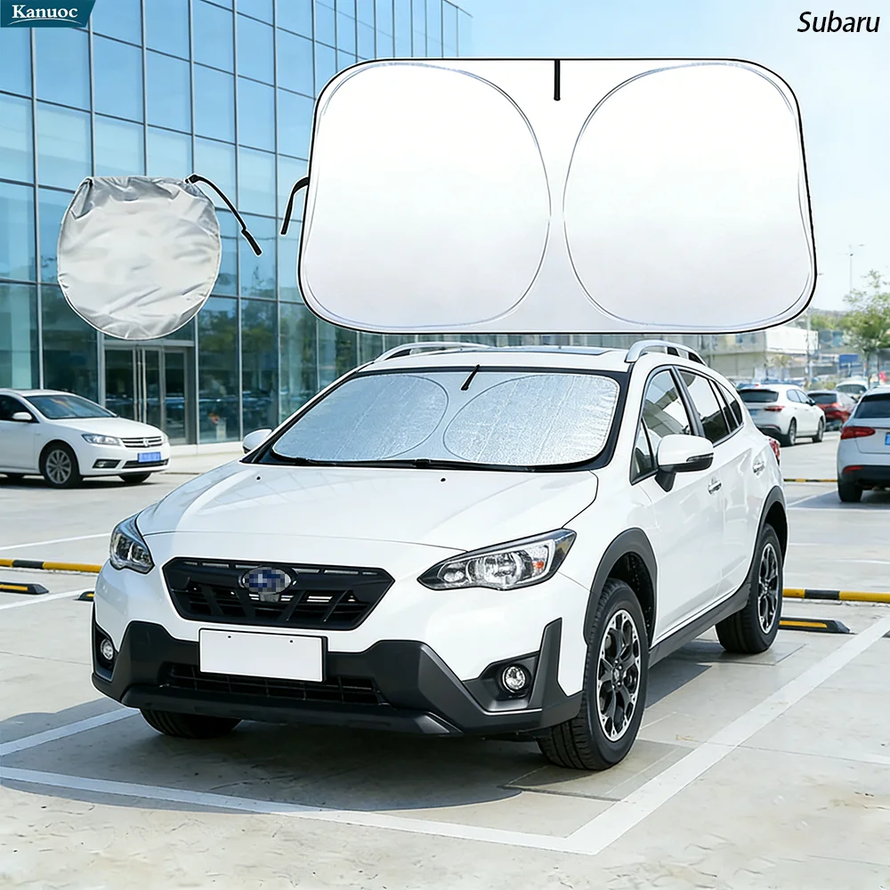 

Windshield Sun Shade For Subaru Crosstrek XV 2012-2025 Car Sunshade Sun Visor Protector Foldable Blocks UV Rays