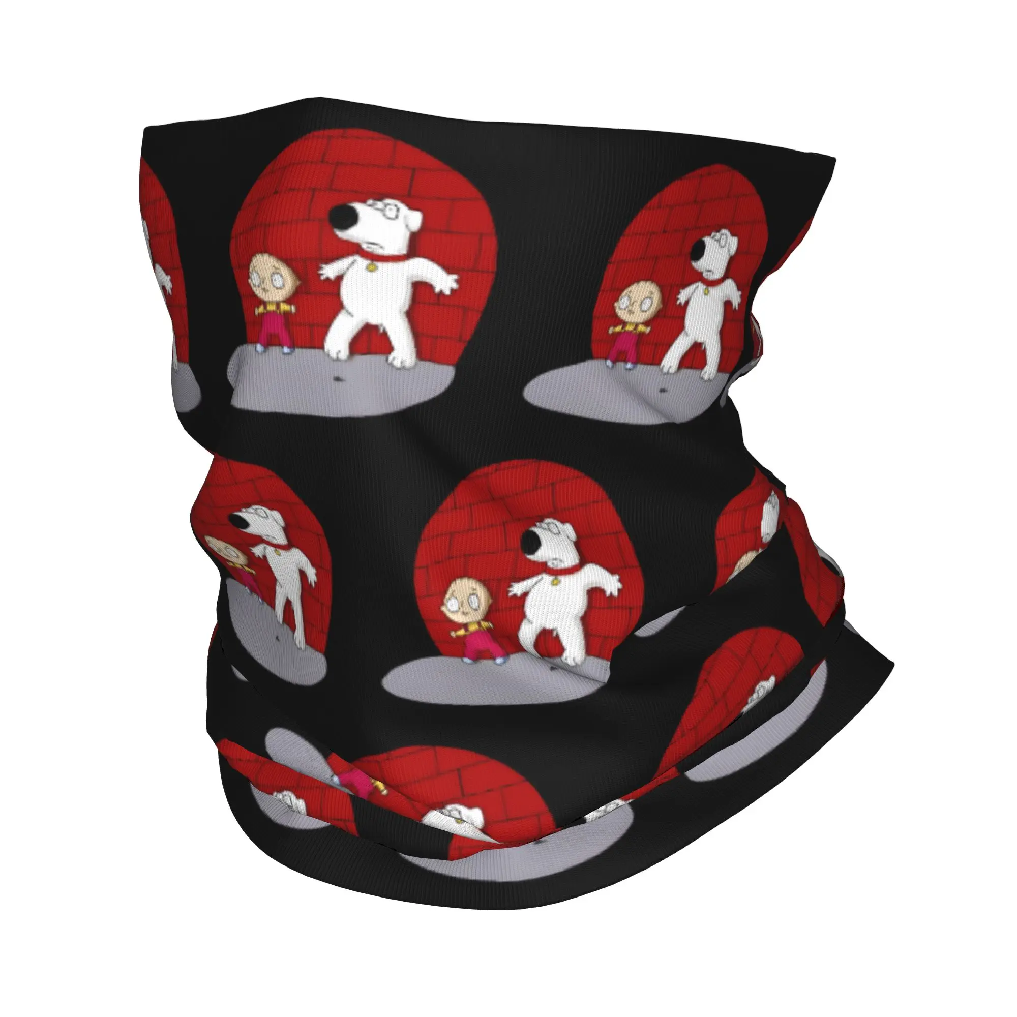 

Зимний ветрозащитный шарф-бандана Custom Families для мужчин, многофункциональный головной убор для катания на лыжах, защита для лица и шеи