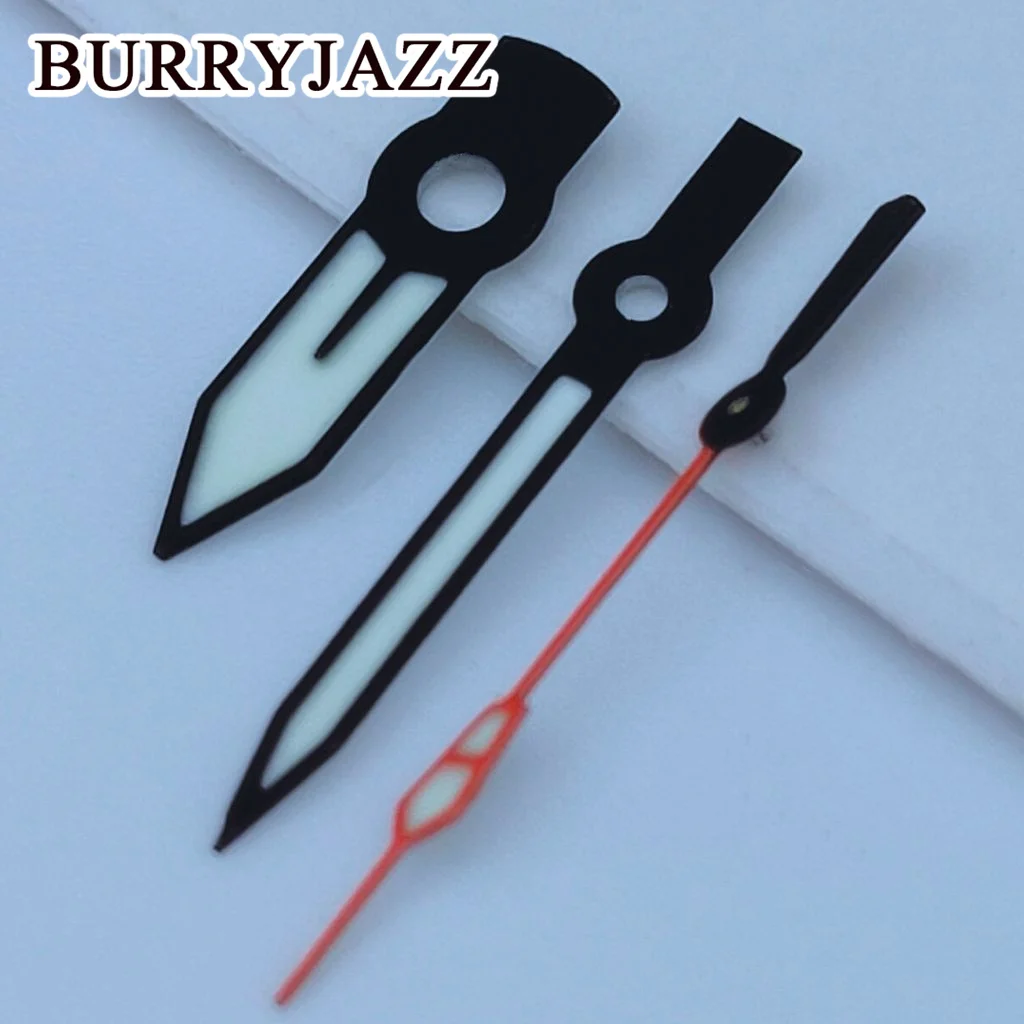 يد مضيئة من Burryjazz ، أسود ، فضي ، ذهبي ، وردي ، ذهبي ، أخضر ، NH35 ، NH36 ، NH38 ، 7S26 ، 7S36 ، 4R35 ، 4R36