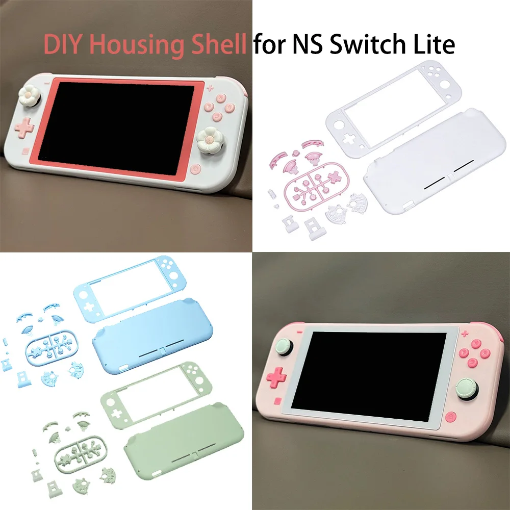

Ремонтный корпус для NS Switch Lite, передняя задняя панель, корпус для Nintendo Switch Lite, запасные части для игровой консоли