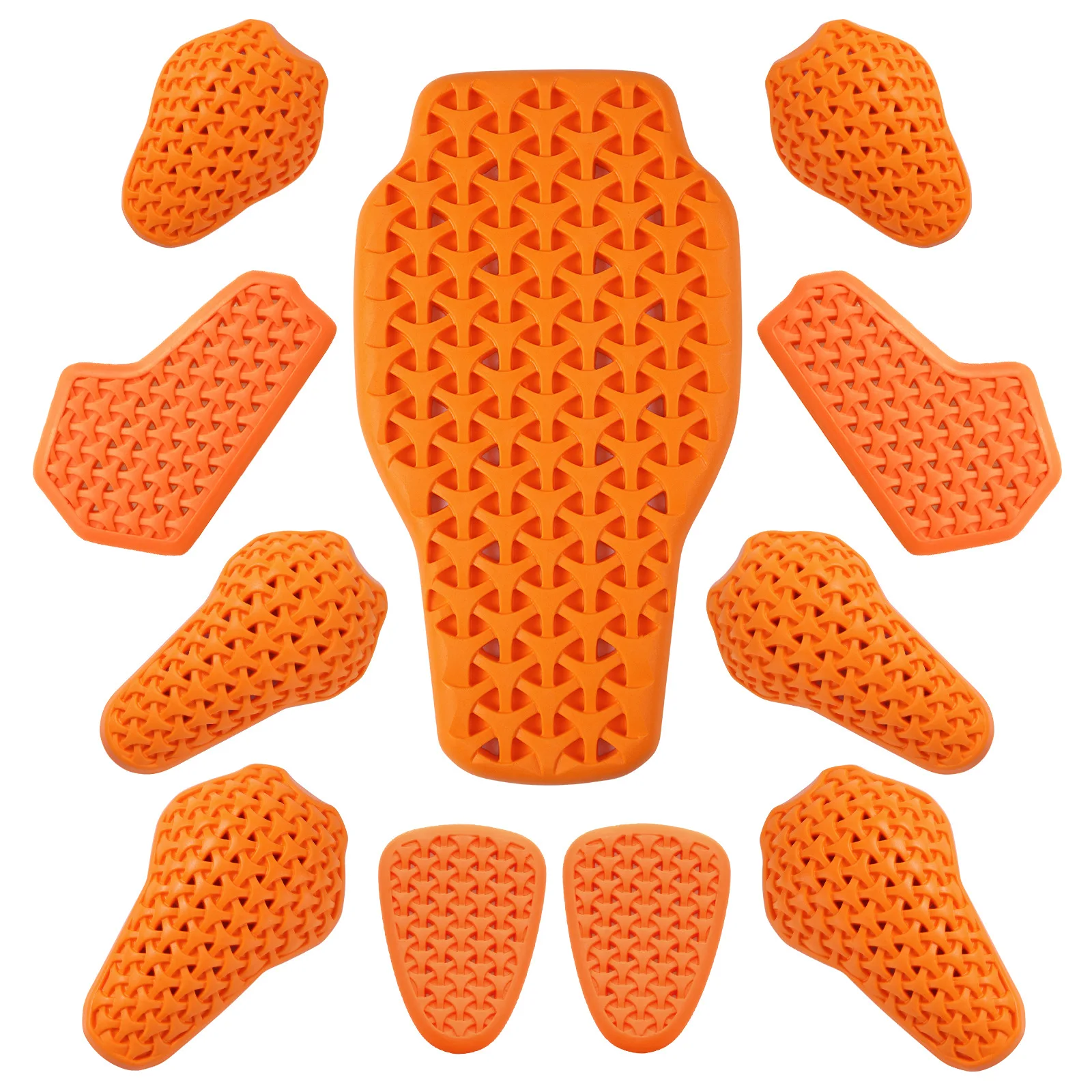 WOSAWE Motorcycle Armor Pads CE Knee Hip Protectors Soft Inserts for Riding Jacket Pants Replacement