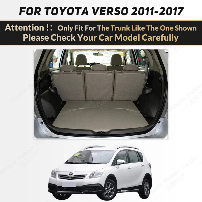 

Коврик в багажник автомобиля для Toyota Verso 2011-2017 16, 15, 14, 13, 12, автомобильный багажник, защитная накладка, аксессуары для интерьера