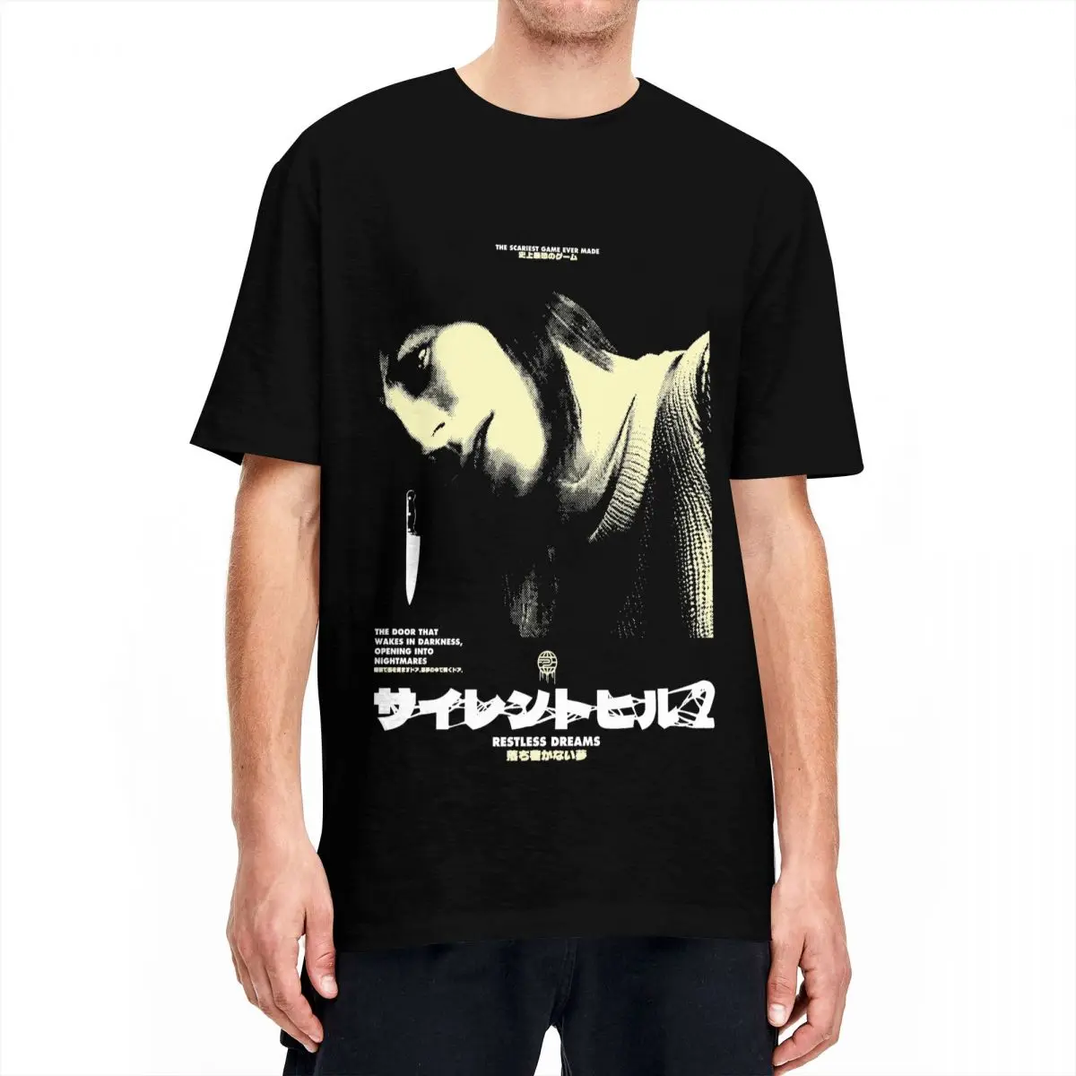 Silent Hill 2 Can You Save Me Angela T Shirt Men Women's 100% Cotton Vintage T-Shirts Round Collar Short Sleeve Tops Big Size