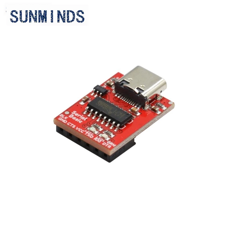 Type C to TTL Serial Port CH340C Module CH340 USB Bus Conversion Chip ISP Communicate Connector for STM32 Serial Port Download
