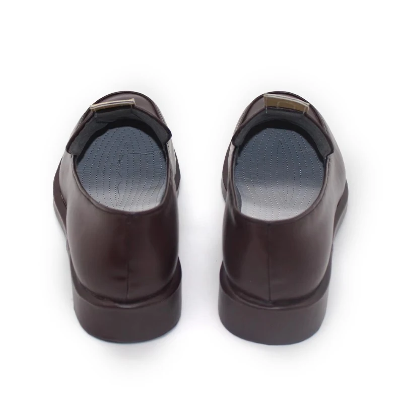 Viktor Cosplay Schuhe Anime Spiel LOL Braune Kunstlederstiefel für Herren