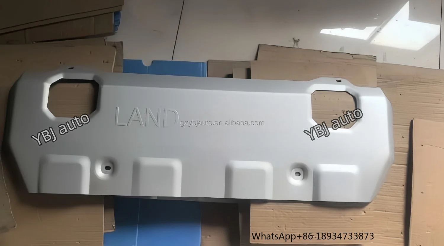 YBJ 2024-2027 Car Accessories Aluminum Front Bumper Engine Cover Skid Plate for LC76 LC79 Land Cruiser FJ76 FJ79 Metal Material
