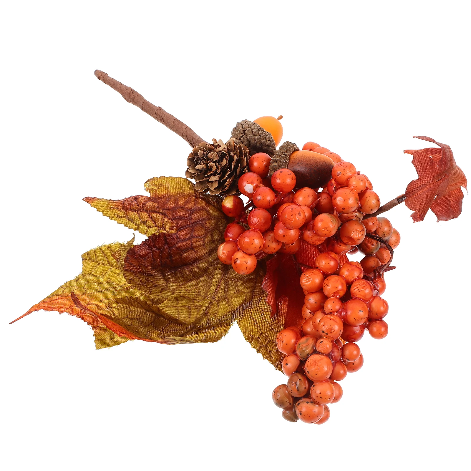 

Artificial Pine Cone DecorFlower Christmas Party Home Festive Atmosphere Fake Berries Long Use Room Decoration Living Bedroom