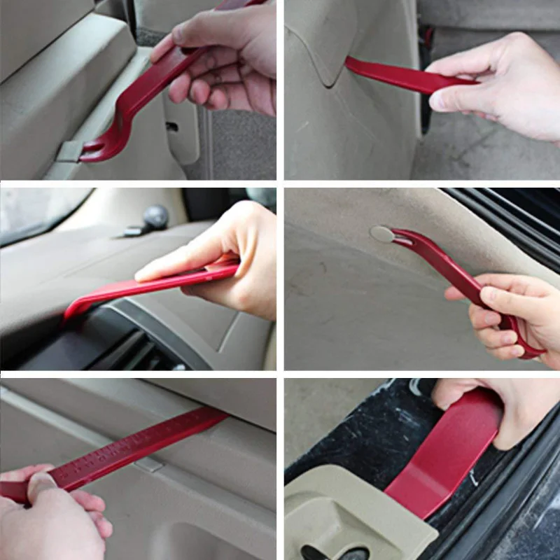 4PCS/SET Auto Door Clip Panel Trim Removal Tools Kits  Car Interior Seesaw Conversion Repairing Tool