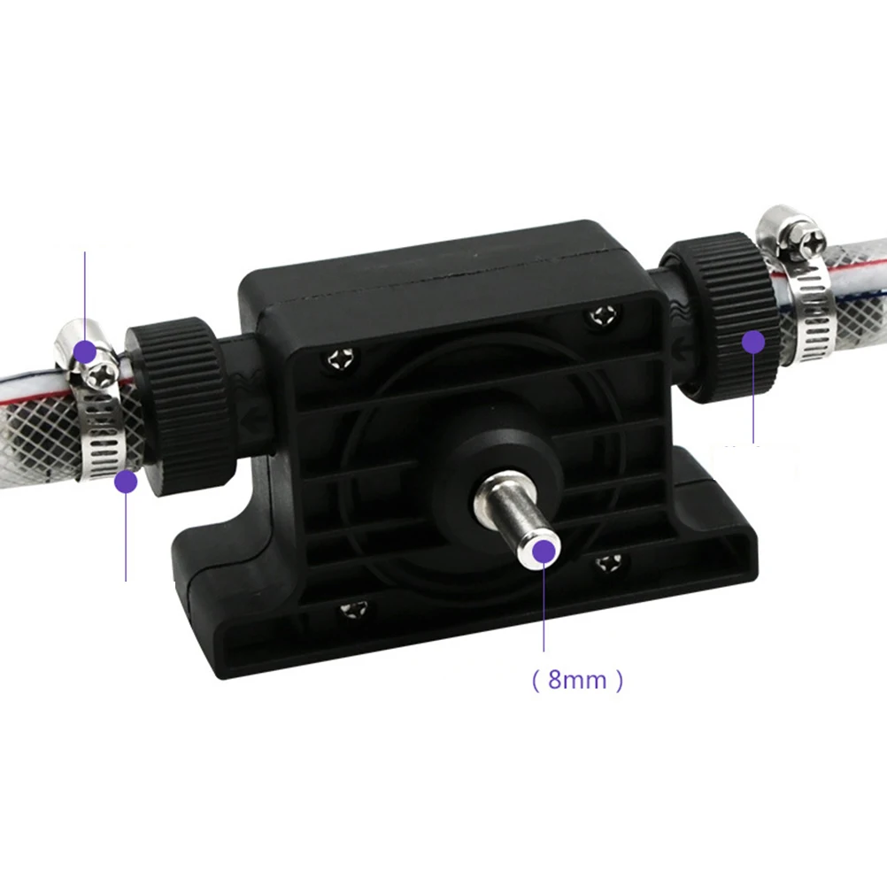 

Drill Drive Pump Round Large Flow Water Transfer Pump 2 Connectors Mini Oil Fluid Sewage Pumping Corrosion