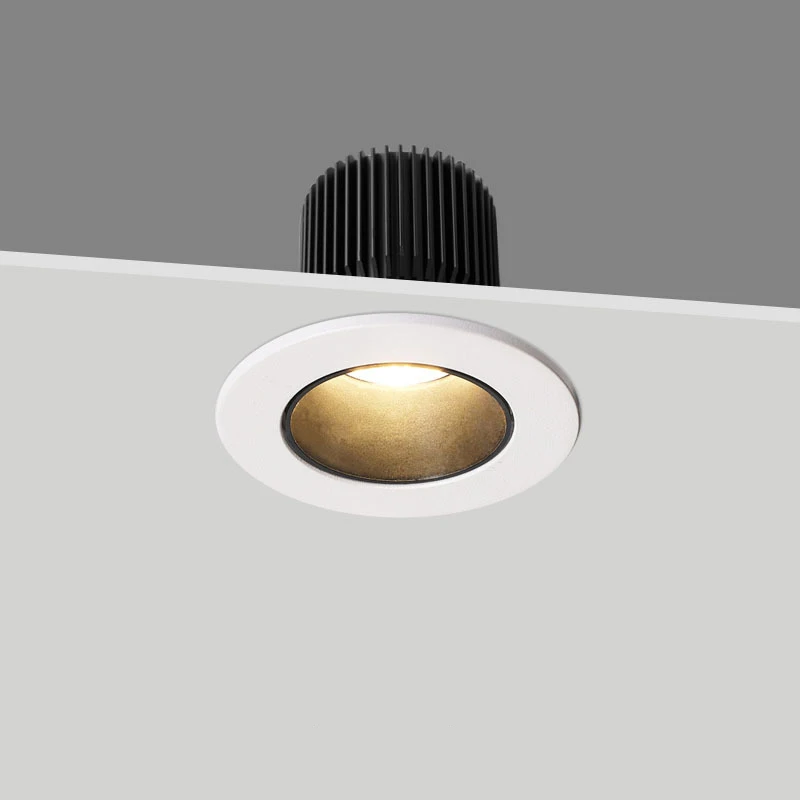 Spot Lumineux LED Encastrable pour le Plafond, Éclairage d'Nik, Lumière Blanche à Intensité Réglable, Idéal pour une Chambre à Coucher, 3 Documents, 220/110V, 7/10/15W