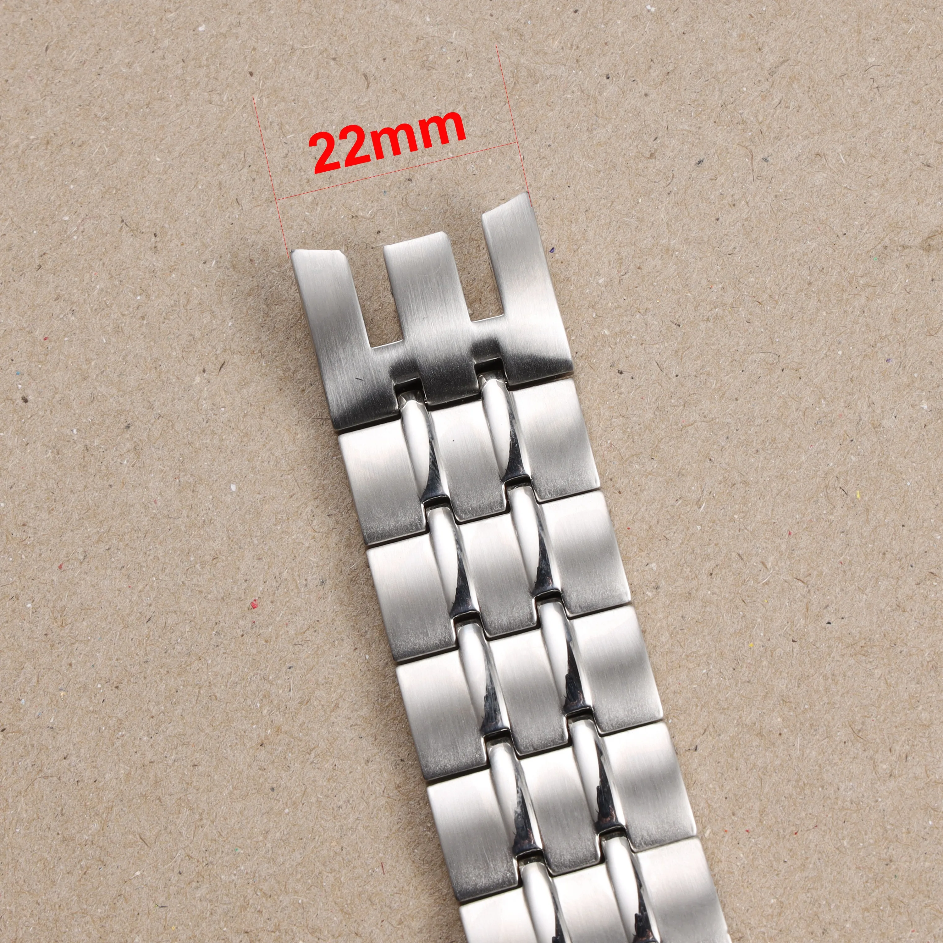 22mm Solid Stainless Steel Watchband For Swatch strap male YRS403 412 402 Curved notch interface metal bracelet watch belt