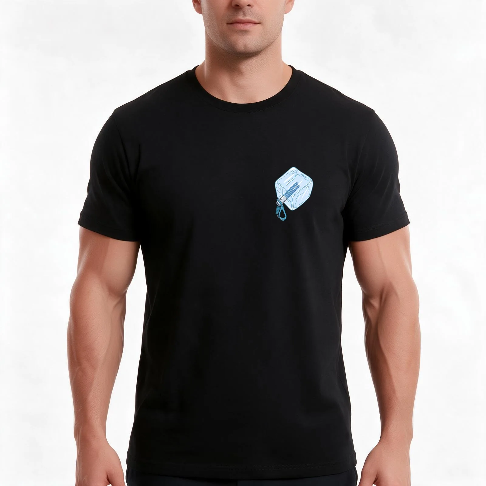 Ice Cube T-Shirt, Summer Casual Cotton Tee, Oversized Streetwear Tops, Vintage Graphic Print, Loose Fit Short Sleeve