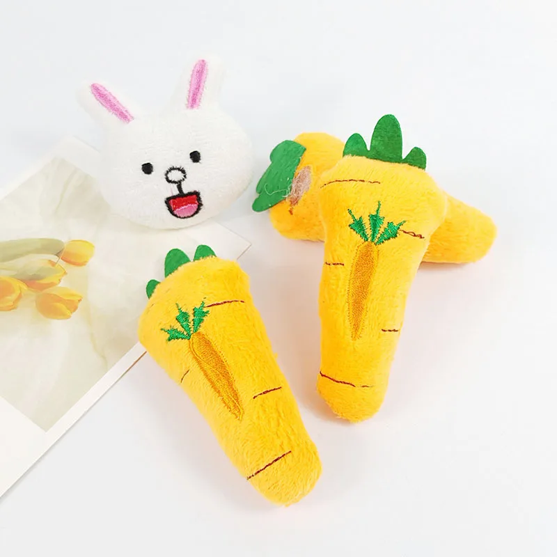 250 Pieces Rabbit Carrot Plush Animal Doll Toy Cotton Handbag Stuffed Keychain Deposit First to Get Discount much