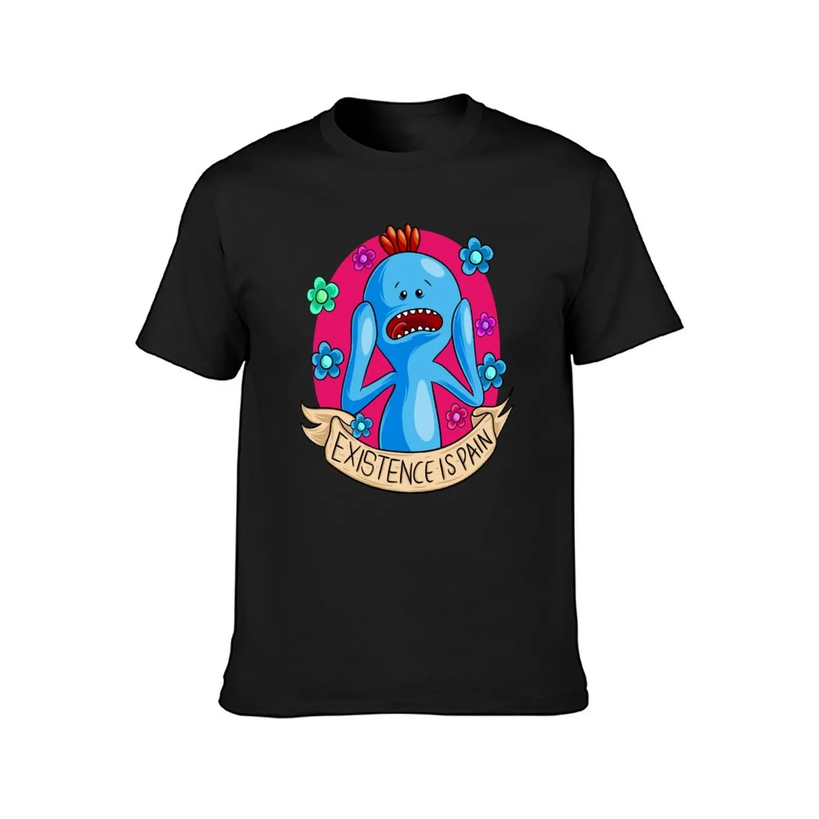 Existence is Pain mr meeseeks T-Shirt plain tees anime clothes boys animal print men graphic t shirts