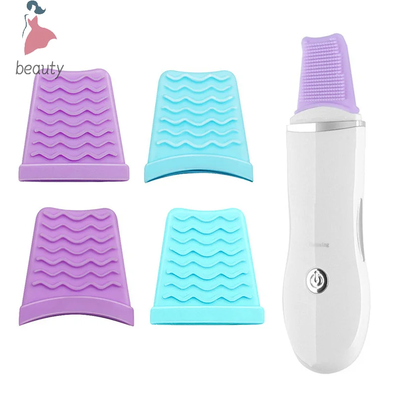 Skin Scrubber Spatula Silicone Cover Exfoliating Scraper Silicone Protective Cover Face Tool