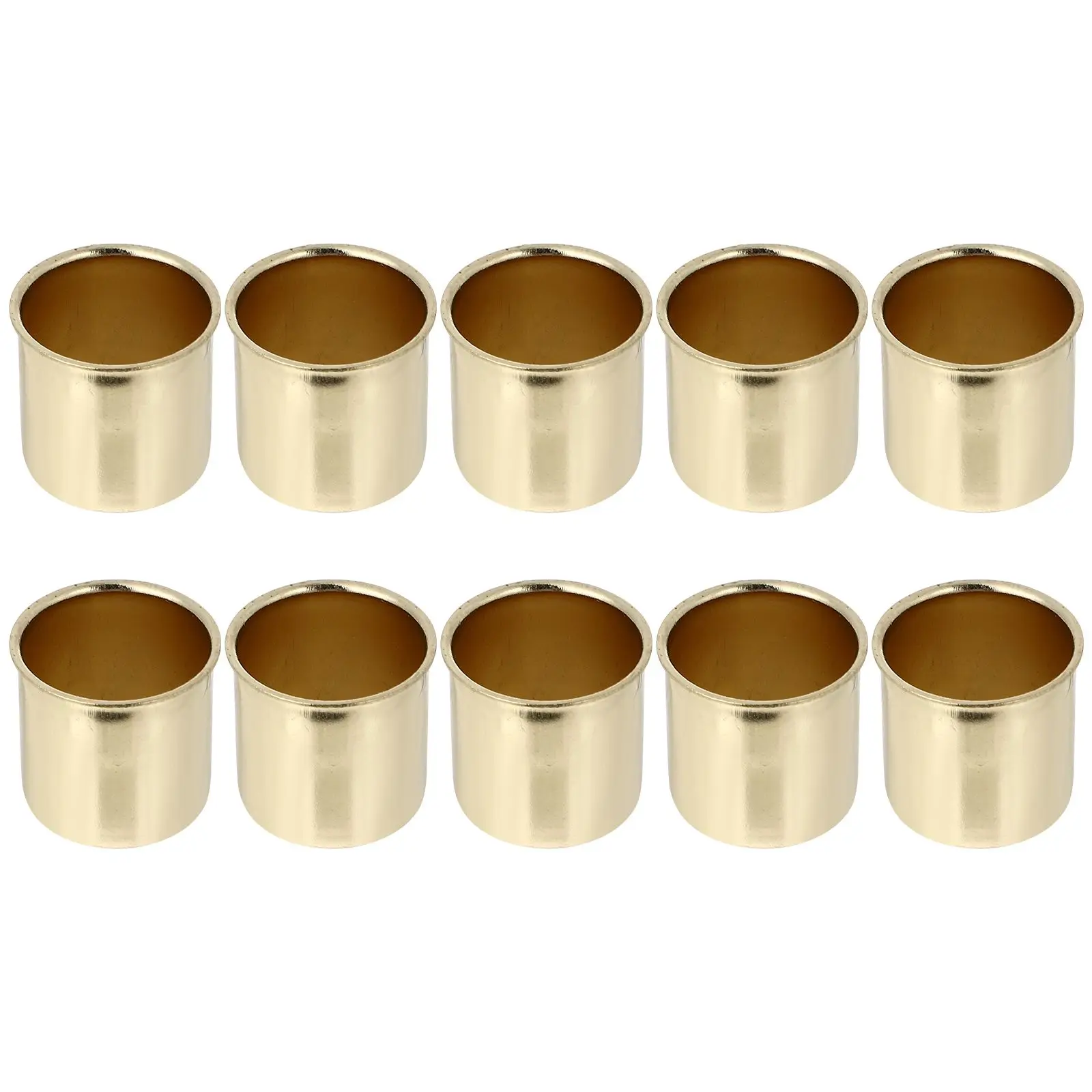 

10 Pcs Cup Accessories High Grade Iron Reusable Compact DIY Candles Jelly Waxes Home Decor Scene Layout Wedding Banquet