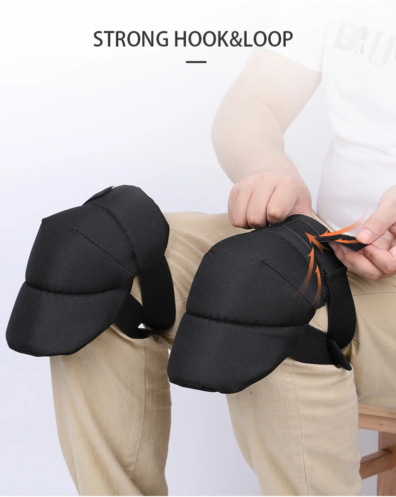 Gärtner-Knieschoner mit verstellbaren Trägern, EPE-Schaum, Einheitsgröße, 1 Paar