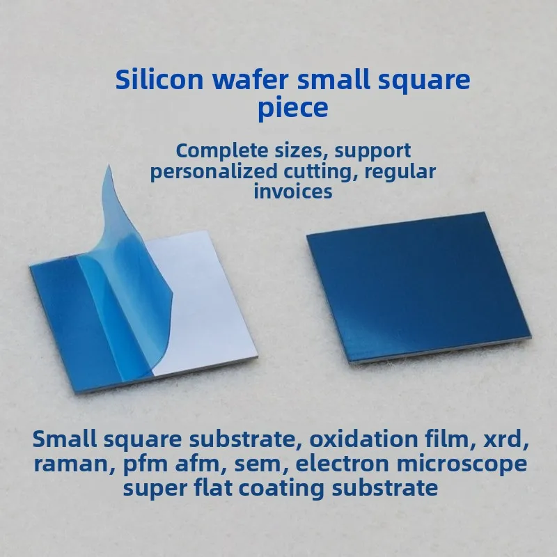 Wafer de silício SEM AFM XRD XPS PFM UPS wafer de silício monocristalino de alta pureza substrato de microscópio eletrônico de digitalização Raman
