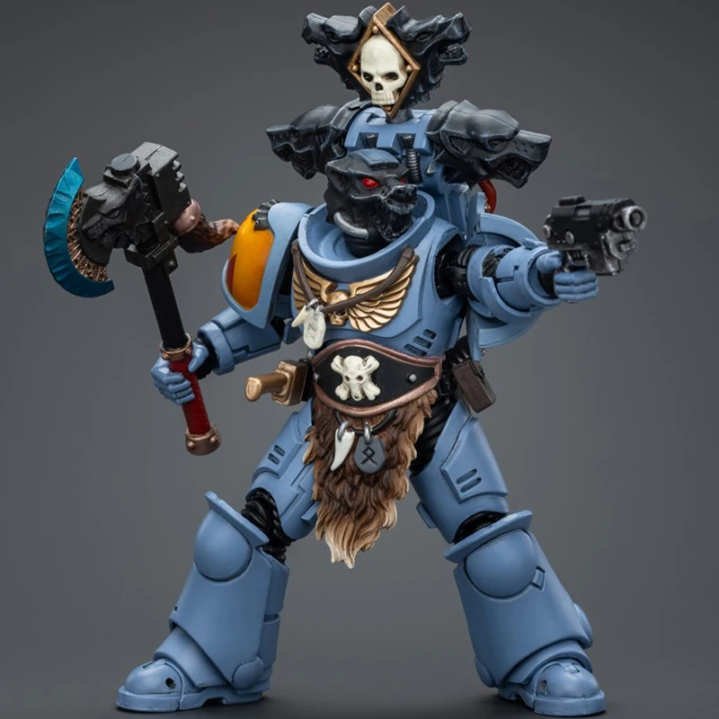 JOYTOY Space Wolves Claw Pack 1/18 Actiefiguren Warhammer 40K Space Marines Brother Gunnar Torrvald Olaf Logan Ghostwolf Pop