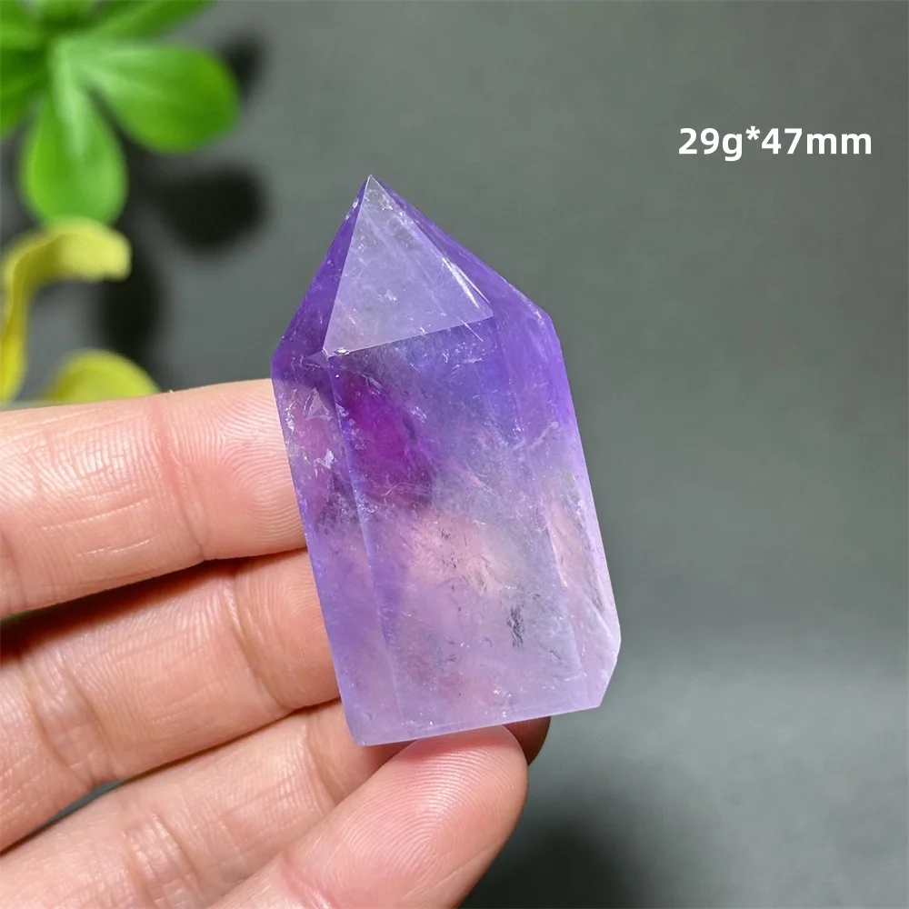 Natural High-Quality Amethyst Tower Polishing Process Reiki Repair Spiritual Meditation Collection Mineral Home Decoration