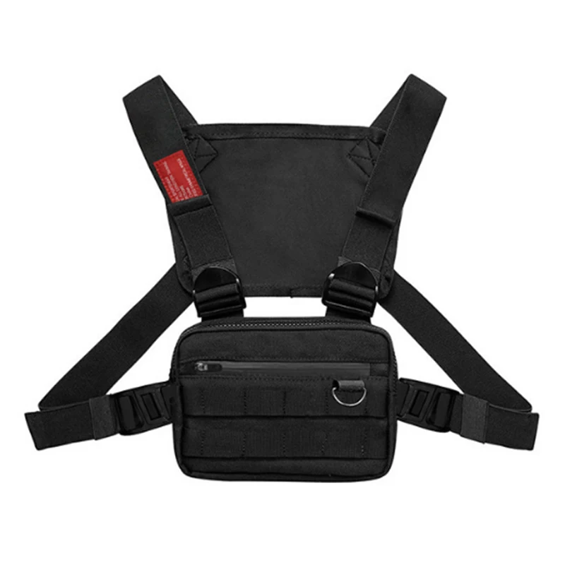 Men Sports Chest Pack Outdoor Cycling Bag Unisex Hiking Marathon Chest Rig Bag Storage Pocket Lightweight Running Vest Backpacks view 4