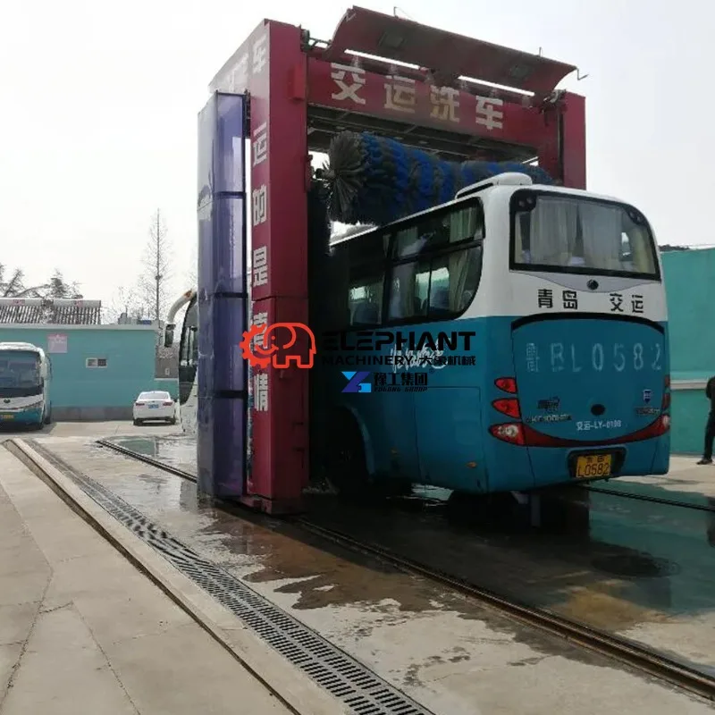 Industrial Automatic Bus Wash Machine, Stable Large Vehicle Cleaning Washer for Garage and Bus Terminal Use