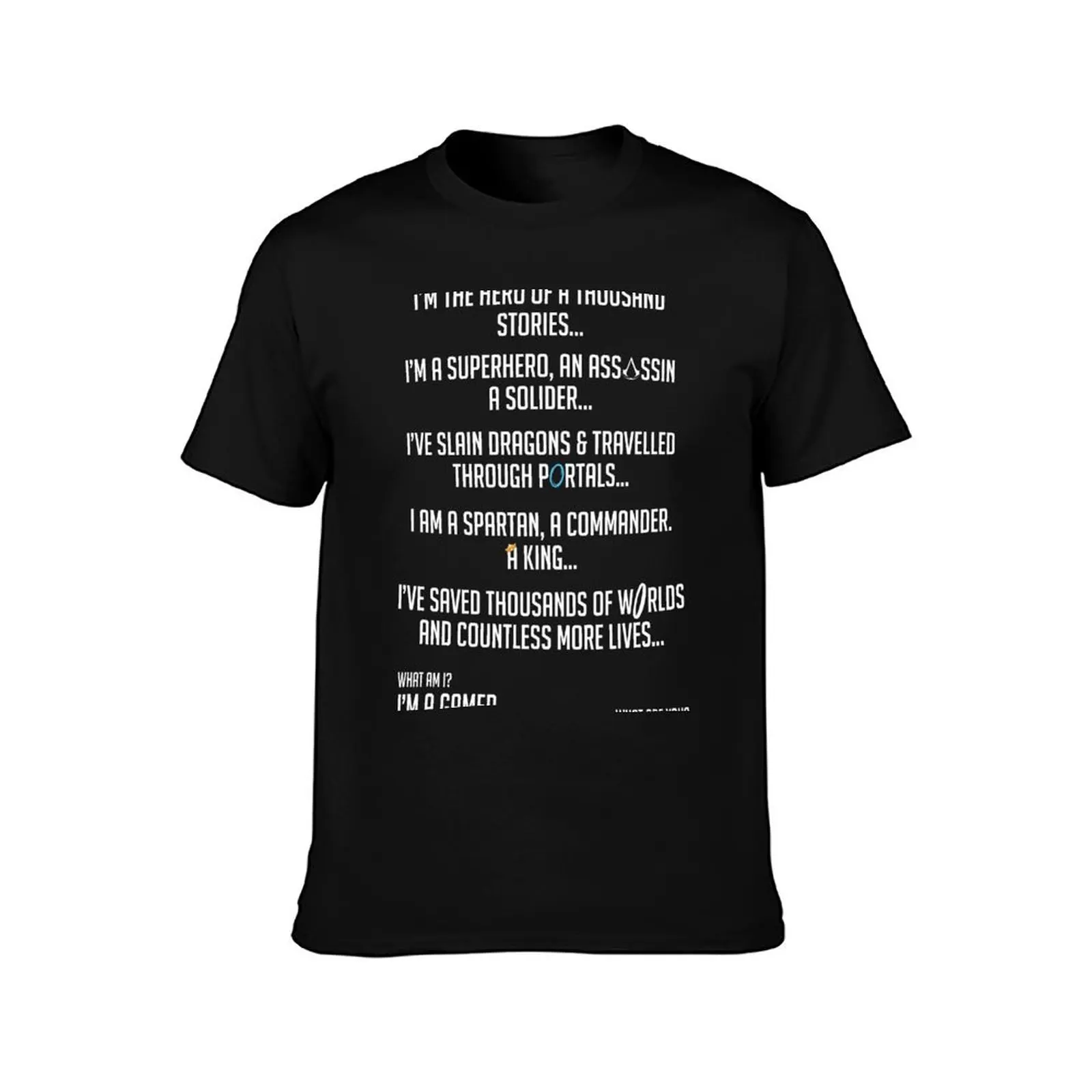 Gamer - Remastered Edition T-Shirt man t shirts cotton T-Shirt