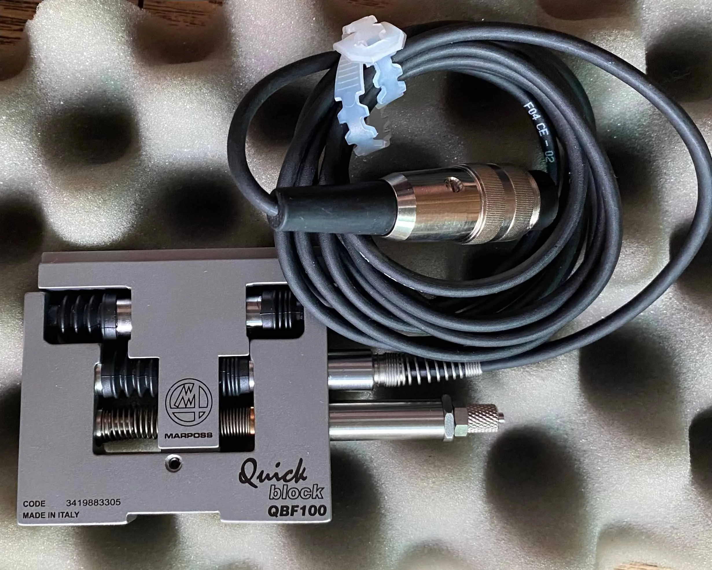 Cabeça rápida do bloco MARPOSS para TP50, 3470011170, QBF100, B3419883305