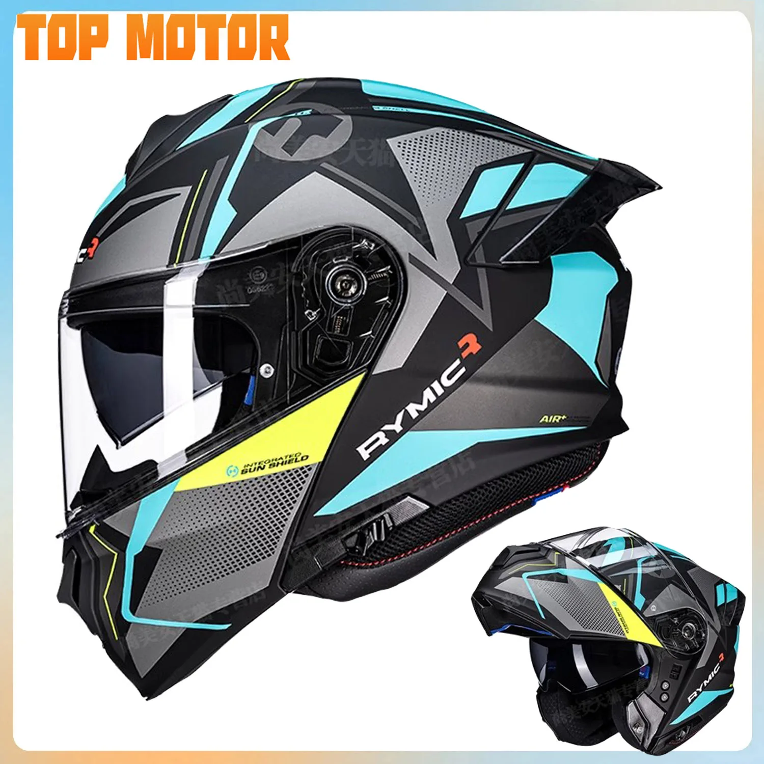 RYMI Casco Motocicleta Flip-Up con Certificación DOT y ECE: Evaluación Completa para Motociclistas Exigentes