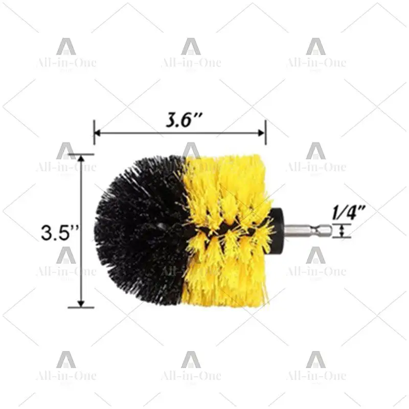 Power Scrubber Brush Set for Bathroom Drill Scrubber Brush for Cleaning Car Tires Cordless Drill Attachment Kit Power Scrub