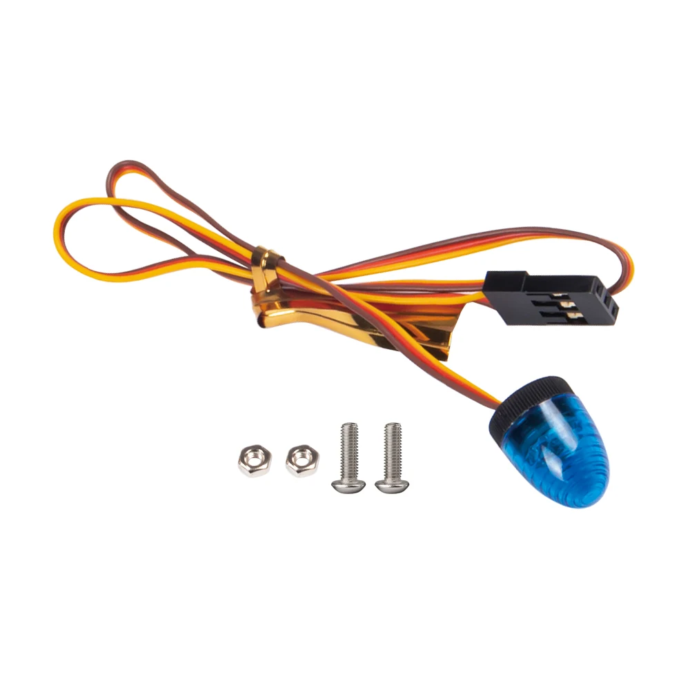 4Pack RC Car Yellow/Red/Blue Optional Flashing LED Light For Tamiya Tractor 1:14 RC Engineering Truck image 4