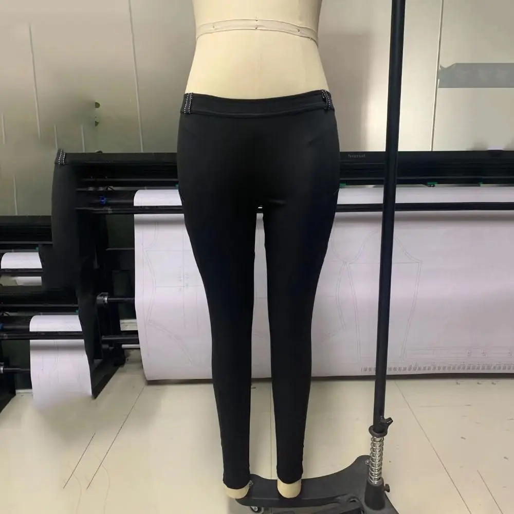 Fashion Anti-pilling Equestrian Pants Slim Hip Lift Horse Riding Tights Elastic with Phone Pocket Sports Leggings Women