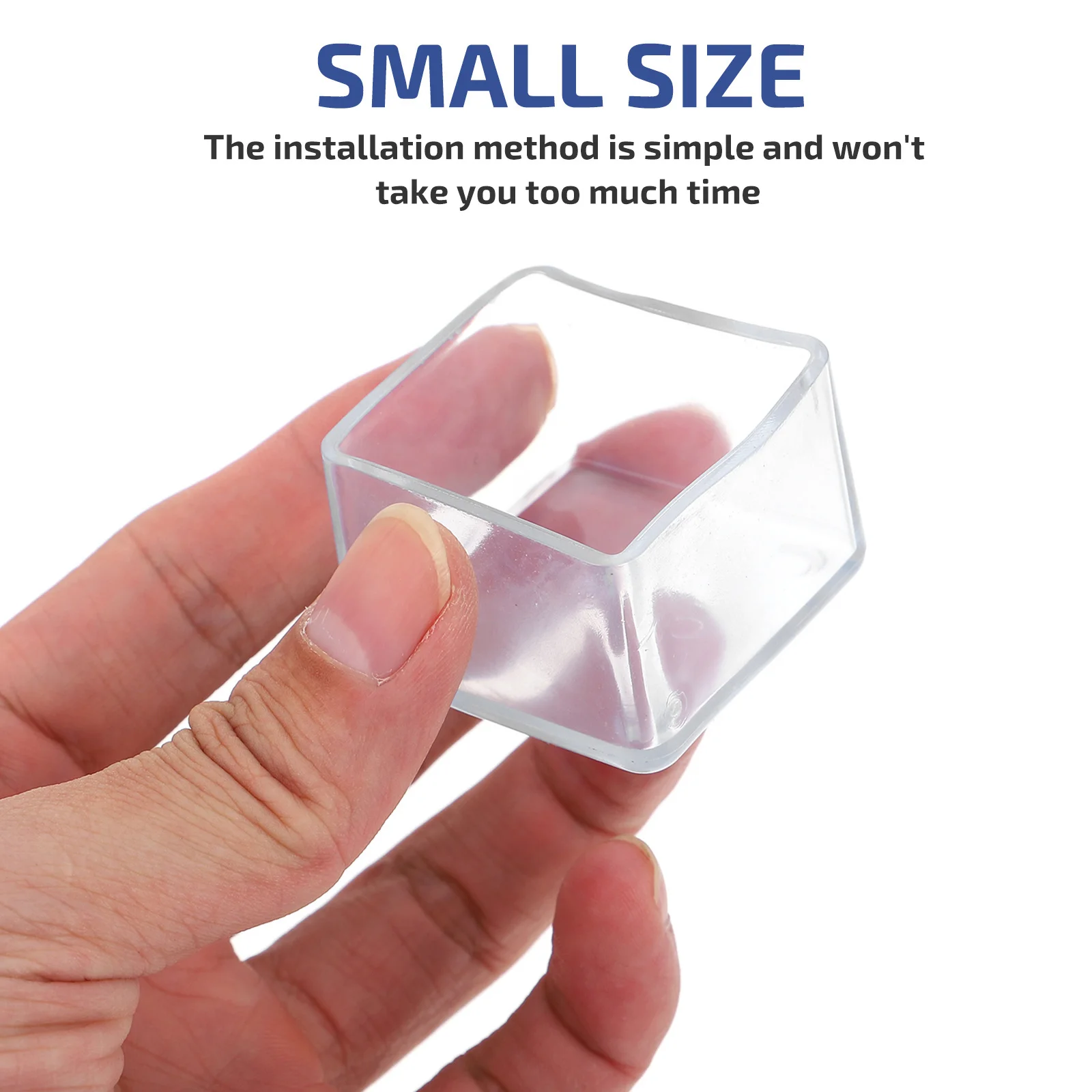 24 قطعة أقدام أثاث يغطي نونسليب أرجل كرسي منصات مواد عالية الجودة بسيطة تثبيت حماية غطاء أقدام الأثاث