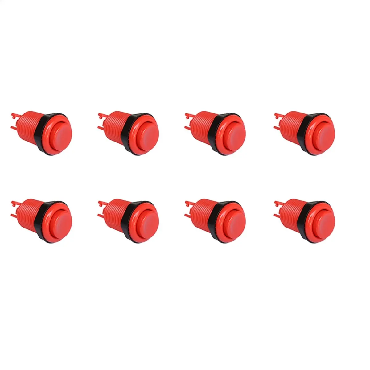 【Home-Accessories】8Pcs Push Button 28mm Nut for American Game Machine Joystick Zero Delay Controller Parts Machine Diy A
