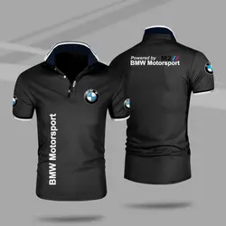 2024 Men's Sports Cycling Bike Treasure High Quality Horse Comfortable Polo Shirt High Quality Street Outdoor Popular BMW Polo