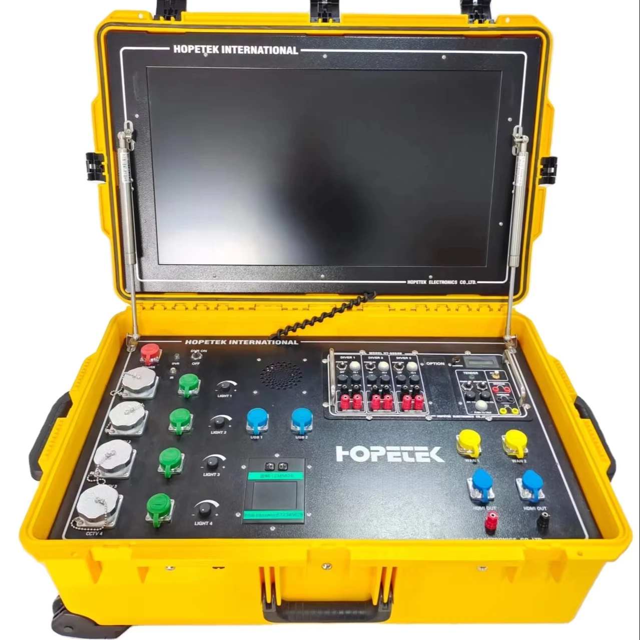Hopetek Underwater Video System Four Divers Portable With Three Divers Communicator