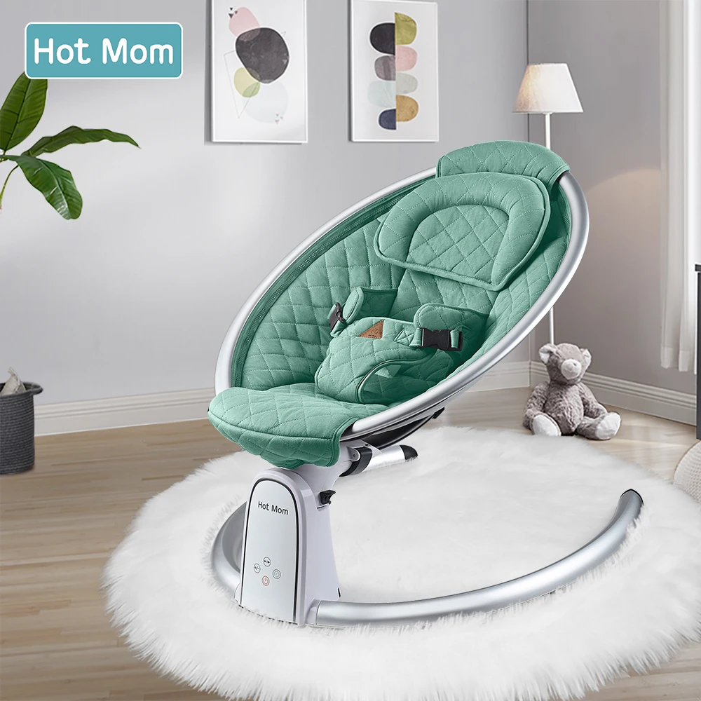 Electric Baby Bouncer for Infant,Bluetooth Baby Swing Enabled Automatic, Baby Rocker Inset Music Speaker, Baby Chair Intelligent