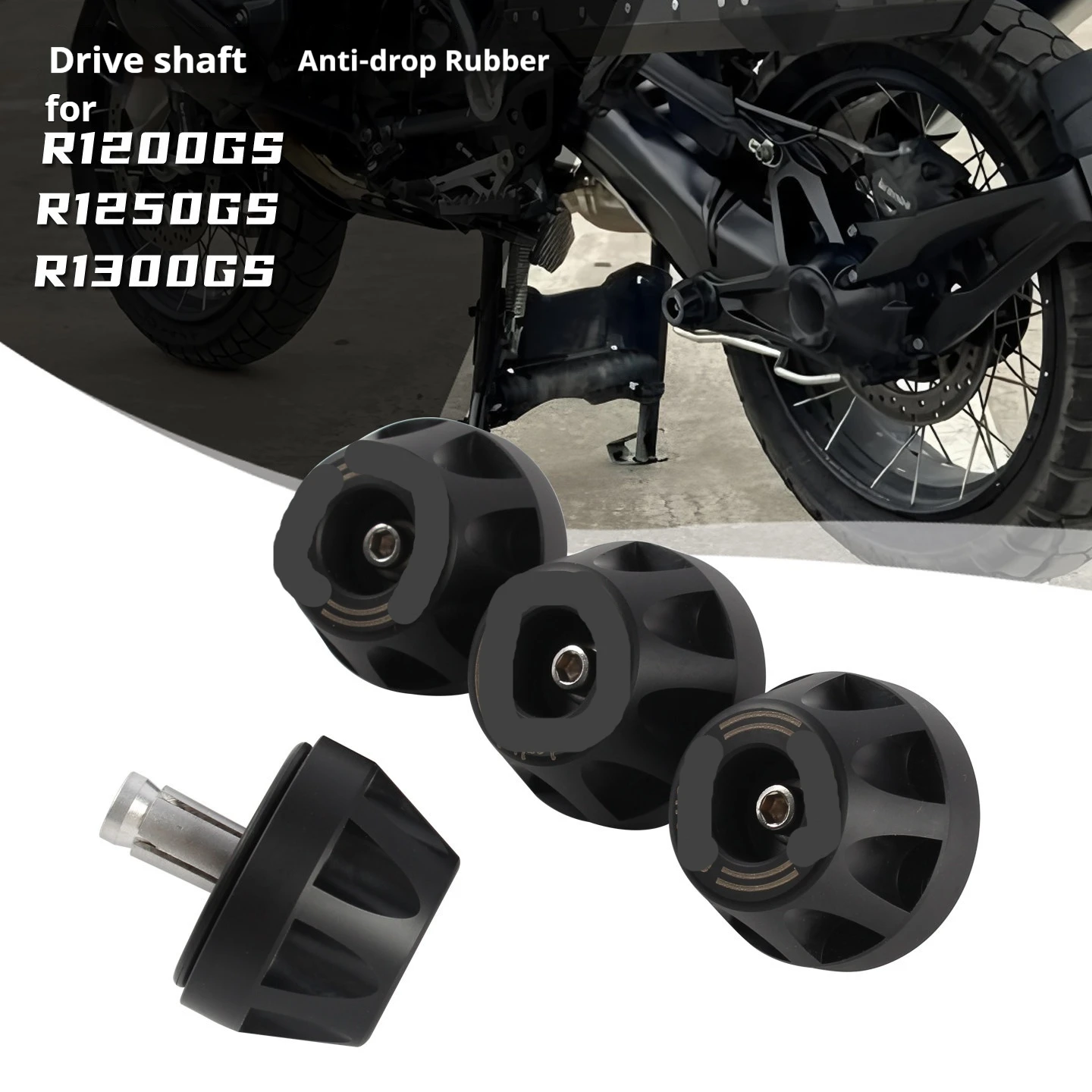 Motorcycle Wheel Axle Protector Drive Shaft Anti-Crash Ball for BMW R1200GS R1250GS R1300GS Water Bird Modified Accessories