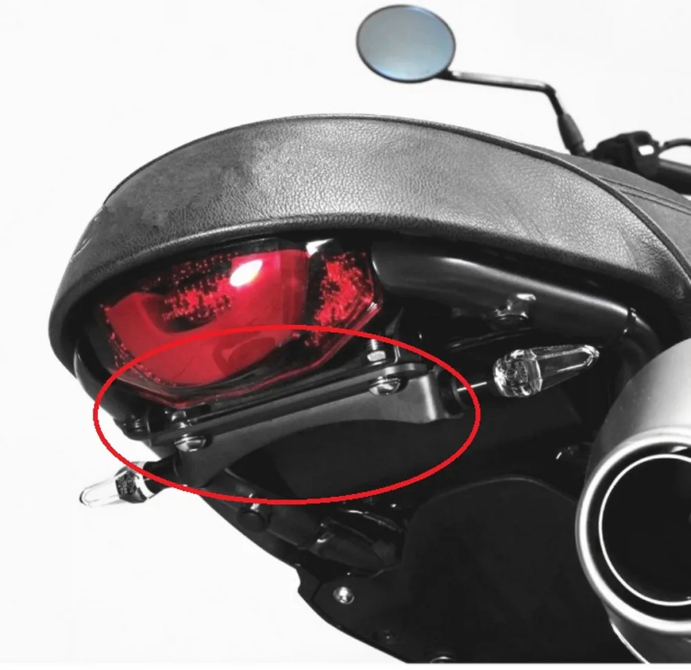 For Ducati Scrambler 800 Signal Turn Light Bracket Holder Motorcycle Accessories Rear Tail Light Motorbike Parts Plate Hold