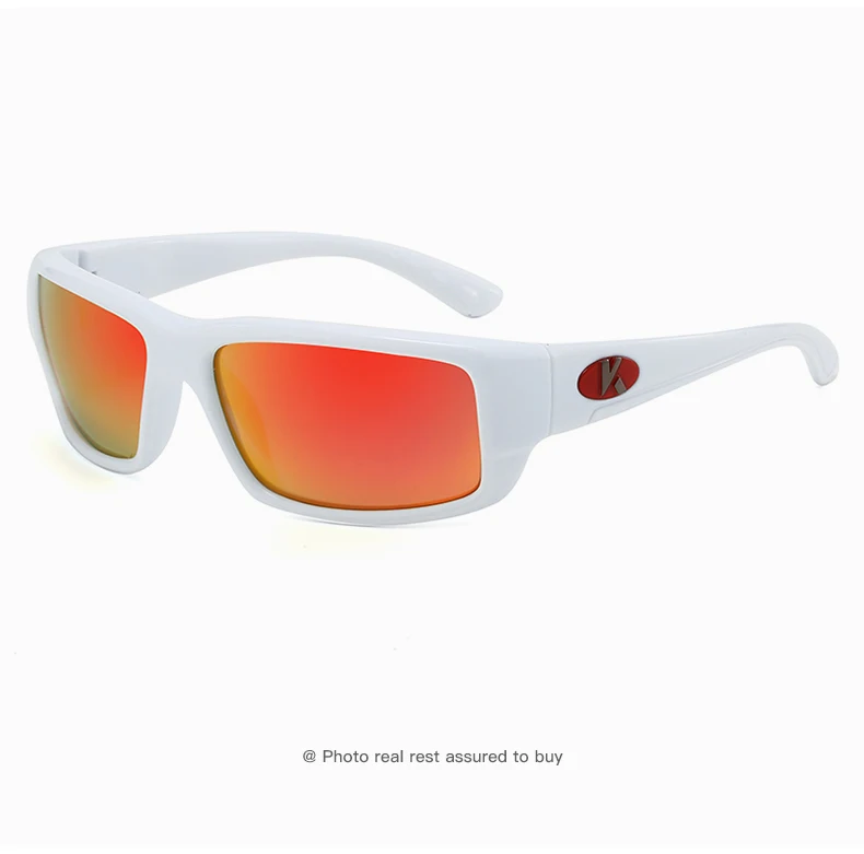 KAROS Polarisierte Sport-Sonnenbrille UV400 Anti-UV Herren Damen Wandern Radfahren Brillen mit Box Stoffbeutel YZ2028 – Detail 21