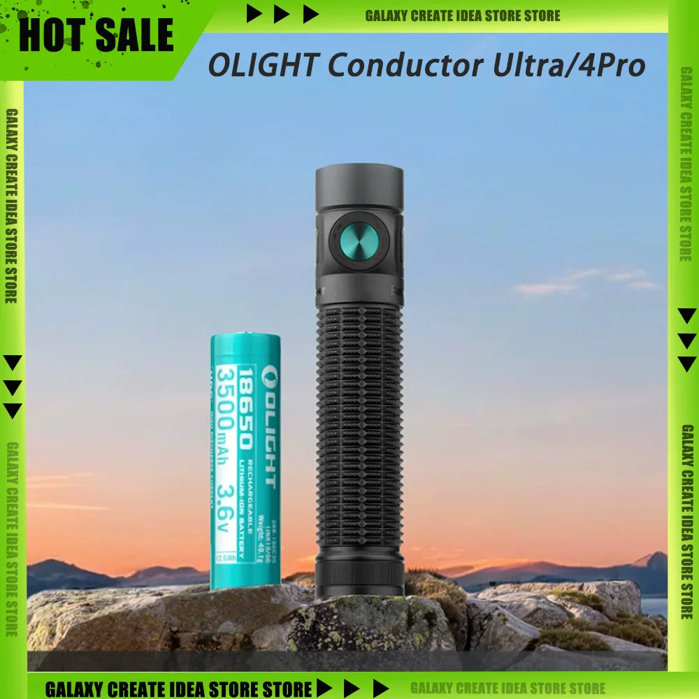 

Портативный сверхъяркий фонарь OLIGHT Conductor Ultra 4Pro: новый, компактный, перезаряжаемый, для активного отдыха, кемпинга, игр, в подарок