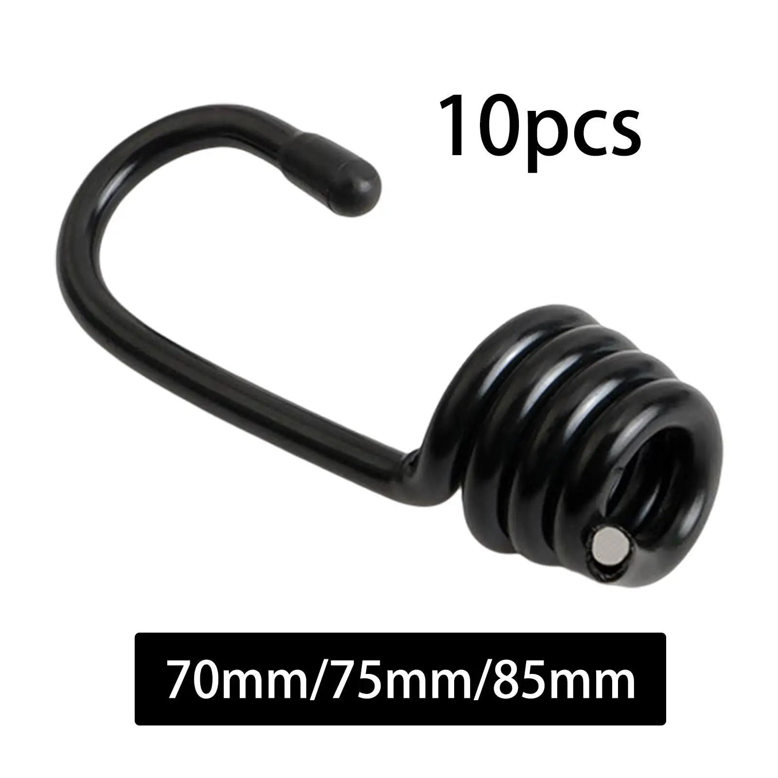 Bungee Rope Set of 10 Rope Terminal Ends Equipment Heavy Duty Spare Parts Shock Cord Open End Hooks for Kayaks Bungee Cord